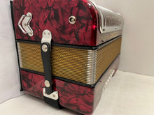 Load image into Gallery viewer, Hohner Corona II Classic Diatonic Button Accordion GCF MM 3 Row 12 Bass - Used
