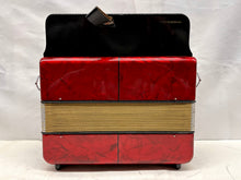 Load image into Gallery viewer, Hohner Corona II Diatonic Button Accordion GCF MM 3 Row 12 Bass - Red
