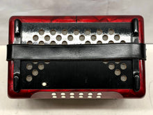 Load image into Gallery viewer, Hohner Corona II Diatonic Button Accordion GCF MM 3 Row 12 Bass - Red
