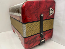 Load image into Gallery viewer, Hohner Corso Diatonic Button Accordion AD MMM 2 Row 8 Bass - Red
