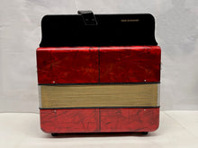 Load image into Gallery viewer, Hohner Corso Diatonic Button Accordion AD MMM 2 Row 8 Bass - Red
