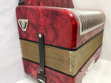 Load image into Gallery viewer, Hohner Corso Diatonic Button Accordion CF MMM 2 Row 8 Bass - Red
