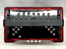 Load image into Gallery viewer, Hohner Corso Diatonic Button Accordion CF MMM 2 Row 8 Bass - Red
