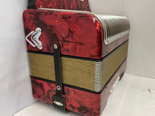 Load image into Gallery viewer, Hohner Corso Diatonic Button Accordion CF MMM 2 Row 8 Bass - Red
