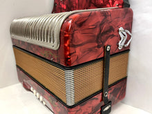 Load image into Gallery viewer, Hohner Corso Diatonic Button Accordion GC MMM 2 Row 8 Bass - Red
