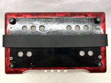 Load image into Gallery viewer, Hohner Corso Diatonic Button Accordion GC MMM 2 Row 8 Bass - Red
