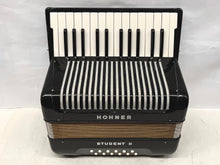 Load image into Gallery viewer, Hohner Student II Piano Accordion MM 26 Key 12 Bass - Black
