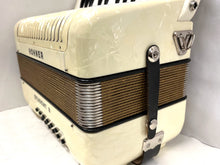 Load image into Gallery viewer, Hohner Student II Piano Accordion MM 26 Key 12 Bass - White
