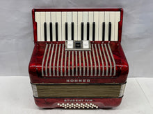 Load image into Gallery viewer, Hohner Student IVM Piano Accordion MM 26 Keys 32 Bass - Red
