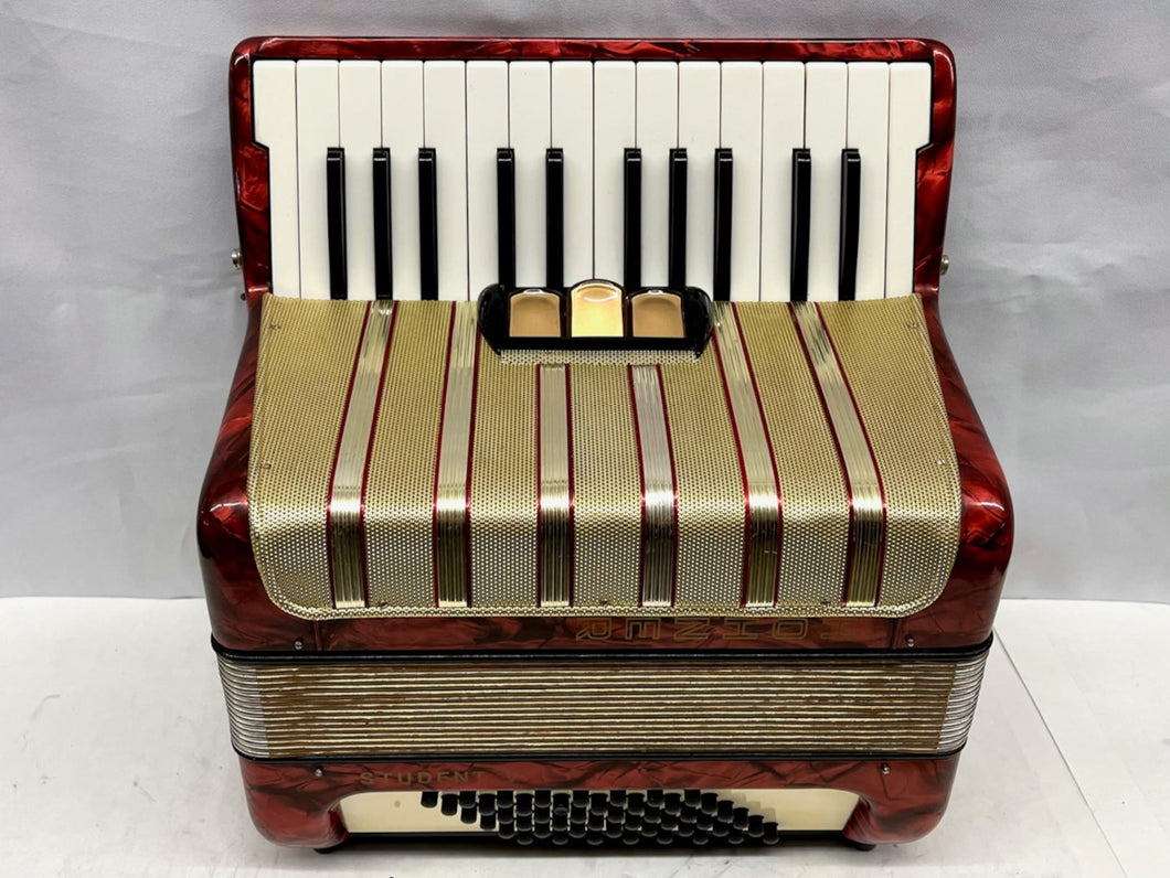 Hohner Student V Piano Accordion MM 26 Keys 48 Bass - Red