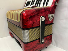 Load image into Gallery viewer, Hohner Student V Piano Accordion MM 26 Keys 48 Bass - Red
