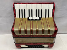 Load image into Gallery viewer, Hohner Student V Piano Accordion MM 26 Keys 48 Bass - Red
