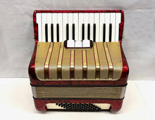 Load image into Gallery viewer, Hohner Student V Piano Accordion MM 26 Keys 48 Bass - Red
