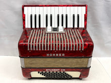 Load image into Gallery viewer, Hohner Student VM Piano Accordion MM 26 Key 48 Bass - Red
