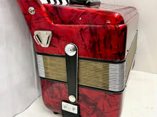 Load image into Gallery viewer, Hohner Studioso II Piano Accordion MM 26 Keys 48 Bass - Red
