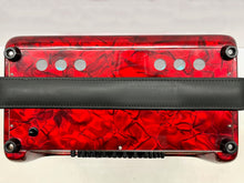 Load image into Gallery viewer, Hohner Studioso II Piano Accordion MM 26 Keys 48 Bass - Red
