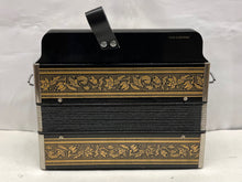 Load image into Gallery viewer, Hohner Vienna Diatonic Button Accordion C (Do) 1 Row 4 Bass - Black and Gold
