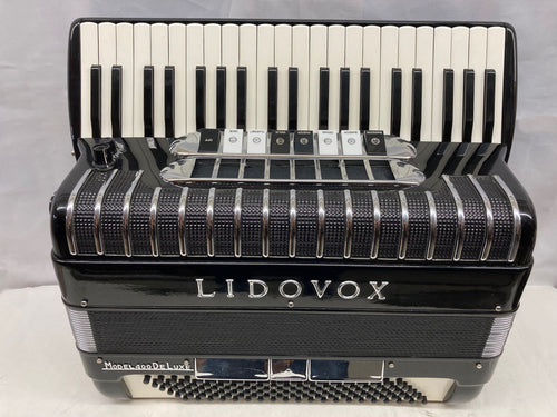 Lidovox 400 Deluxe Piano Accordion LMM 41 Keys 120 Bass - Black