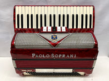 Load image into Gallery viewer, Paolo Soprani 241M Piano Accordion LM 41 Keys 120 Bass - Red

