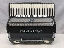 Load image into Gallery viewer, Paolo Soprani 455 LP Piano Accordion LMMH 41 Keys 120 Bass - Black
