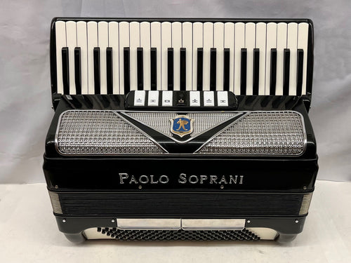 Paolo Soprani Piano Accordion LMM 41 Key 120 Bass - Black