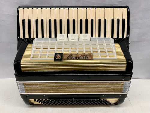Scandalli Piano Accordion LM 41 Keys 120 Bass - Black/Gold
