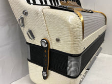 Load image into Gallery viewer, Settimio Soprani Piano Accordion LM 41 Keys 120 Bass - Cream with Gold Inlay
