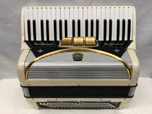 Load image into Gallery viewer, Settimio Soprani Piano Accordion LM 41 Keys 120 Bass - Cream with Gold Inlay
