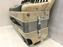 Load image into Gallery viewer, Silvio Soprani Piano Accordion LMM 41 Key 120 Bass - White with Glitter
