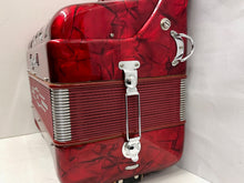 Load image into Gallery viewer, Soprani Diatonic Button Accordion GC (Sol Do) 2 Row 8 Bass - Red
