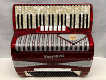 Load image into Gallery viewer, Soprani Piano Accordion LM 41 Keys 120 Bass - Red
