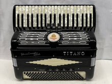 Load image into Gallery viewer, Titano Ideal Piano Accordion LM 41 Key 120 Bass - Black
