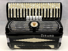 Load image into Gallery viewer, Titano Standard Piano Accordion LMM 41 Key 120 Bass - Black
