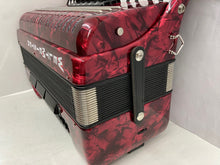 Load image into Gallery viewer, Weltmeister Achat Piano Accordion LMM 34 Keys 72 Bass - Red
