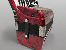 Load image into Gallery viewer, Weltmeister Rubin Piano Accordion MM 30 Key 60 Bass - Red
