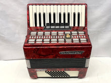 Load image into Gallery viewer, Weltmeister Serino Piano Accordion LMM 26 Key 48 Bass - Red
