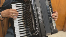 Load and play video in Gallery viewer, Bugari Armando Juniorfisa Convertor Piano Accordion LMM 37 Keys 96 Bass - Black
