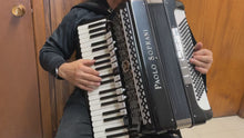 Load and play video in Gallery viewer, Paolo Soprani Italia Piano Accordion LMMH 41 Keys 120 Bass - Black
