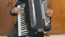 Load and play video in Gallery viewer, PANjet 45 Piano Accordion LMMM 41 Key 120 Bass - Black
