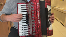 Load and play video in Gallery viewer, Weltmeister Achat Piano Accordion LMM 34 Keys 72 Bass
