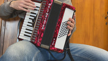 Load and play video in Gallery viewer, Weltmeister Perle Piano Accordion MM 26 Key 48 Bass
