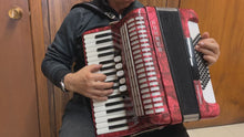 Load and play video in Gallery viewer, Hohner Concerto III S 72 Piano Accordion LMM 34 Keys 72 Bass - Red

