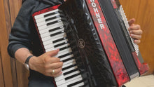 Load and play video in Gallery viewer, Hohner Bravo III 96 Piano Accordion 37 Key 96 Bass (Demo) - Red
