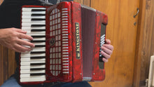 Load and play video in Gallery viewer, Kingstone Piano Accordion MM 32 Keys 32 Bass - Red
