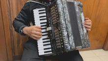 Load and play video in Gallery viewer, Golden Cup Piano Accordion LMM 34 Keys 48 Bass - Grey
