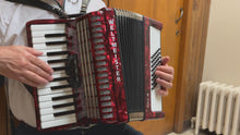 Load and play video in Gallery viewer, Weltmeister Perle Piano Accordion MM 26 Key 48 Bass
