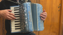 Load and play video in Gallery viewer, Crucianelli Piano Accordion MM 25 Key 24 Bass - Blue
