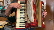 Load and play video in Gallery viewer, Hohner Verdi V Piano Accordion LMMM 41 Keys 120 Bass - Red

