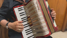 Load and play video in Gallery viewer, Hohner Concerto II Piano Accordion MM 34 Key 72 Bass - Red

