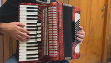 Load and play video in Gallery viewer, Hohner Concerto III N 72 Piano Accordion LMM 34 Keys 72 Bass - Red
